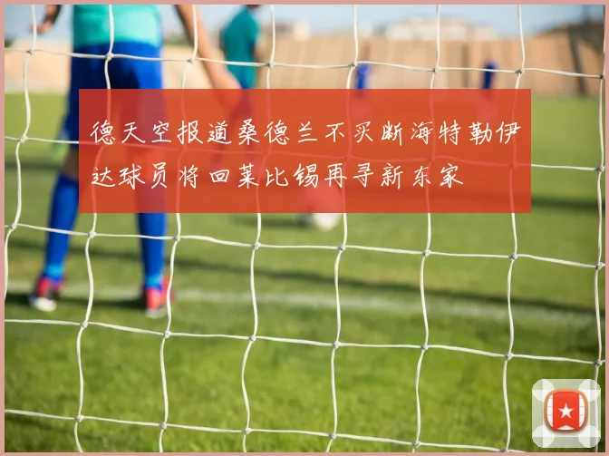 德天空报道桑德兰不买断海特勒伊达球员将回莱比锡再寻新东家